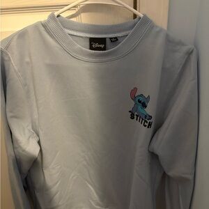 Disney Light Blue Stitch Pullover